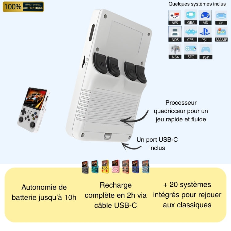 Console RetroTech – HD, Multisystèmes et Carte SD
